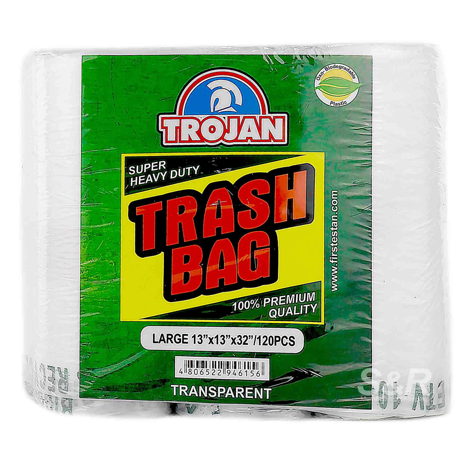 Trojan Super Heavy Duty Trash Bag Large 120pcs Trojan Super Heavy Duty Trash Bag Large 120pcs